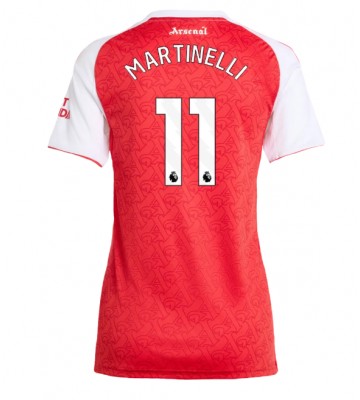 Arsenal Gabriel Martinelli #11 Hjemmebanetrøje Dame 2025-26 Kortærmet